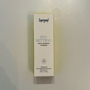 Supergoop! Yellow and White SPF Powder Box - New